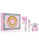 Versace Bright Crystal 3PCS Gift Set - 90ML EDT Spray + 150ML Body Lotion + 10ML EDT Spray (Women)